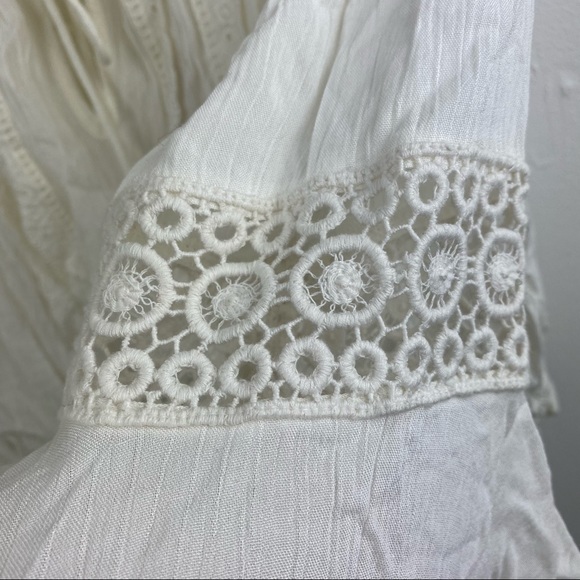 American Rag NWT Peasant Style Bell Sleeve Crop Top - Picture 5 of 10